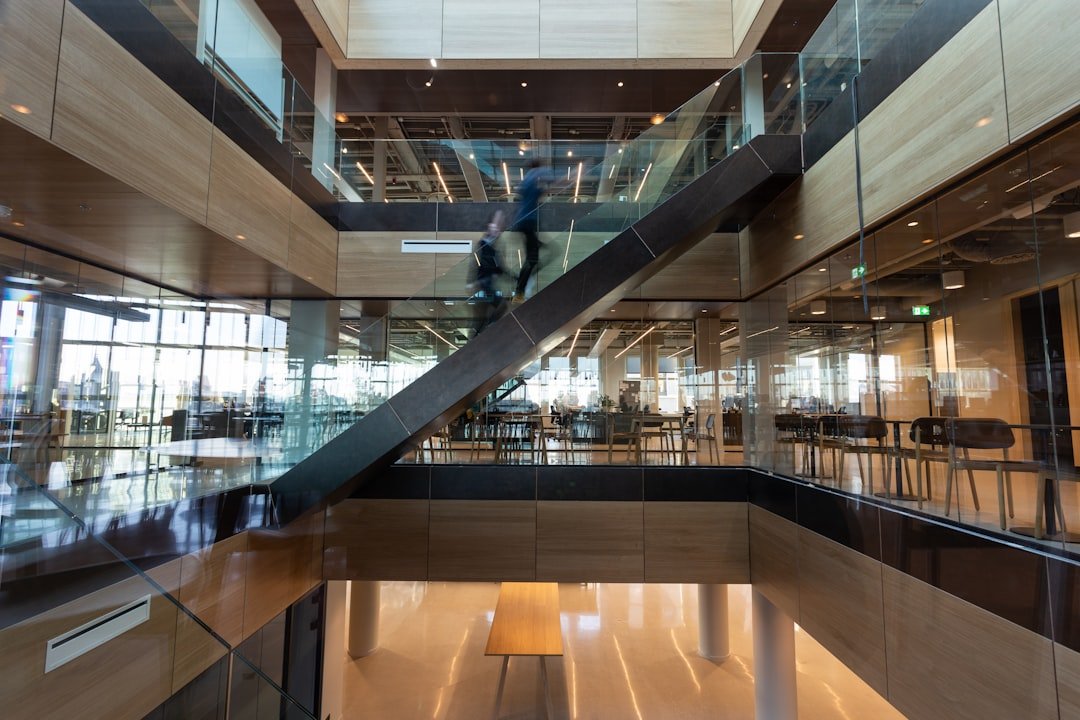 Office building staircase